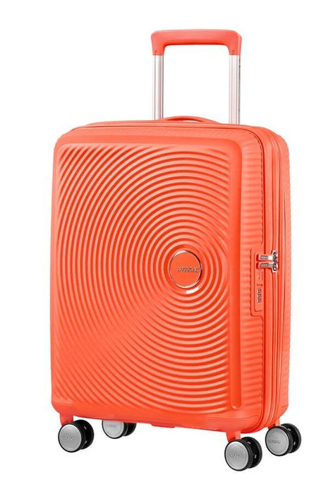 Walizka kabinowa American Tourister Soundbox 55 cm powiększana czerwona