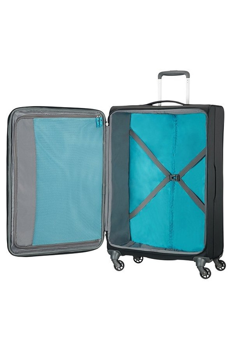 Walizka American Tourister HEROLITE 67 cm na 4 kołach Granatowa, zdjęcie 2