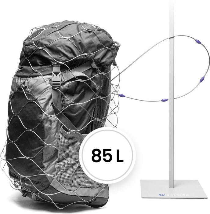 Siatka na plecak do zabezpieczenia bagażu Pacsafe 85l (M) 