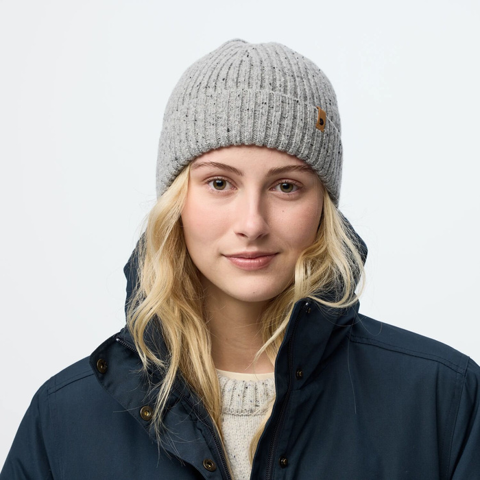 Czapka zimowa Fjallraven Övik Neps Beanie - light beige, zdjęcie 6