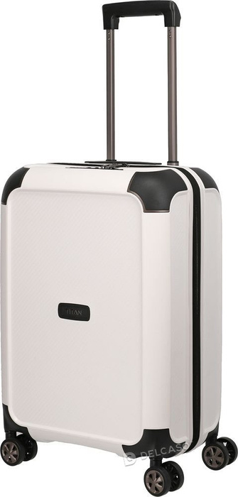 Walizka kabinowa Titan Compax 55 cm mała biała z USB, zdjęcie 2