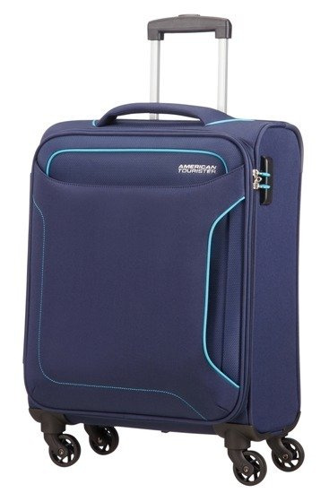 Walizka American Tourister Holiday Heat Spinner 55 cm Niebieska