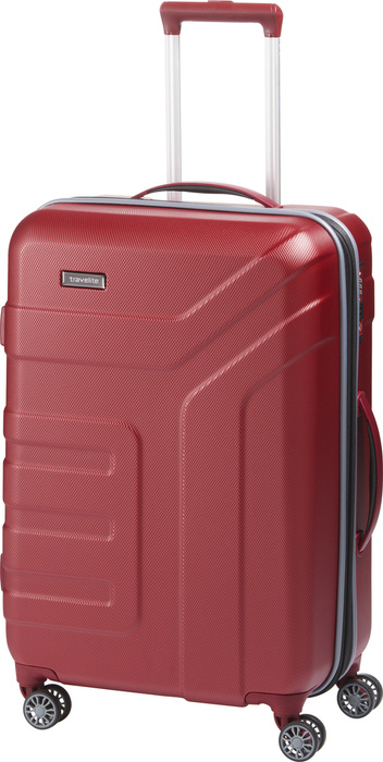 Walizka średnia poszerzana Travelite Vector 70 cm koralowa