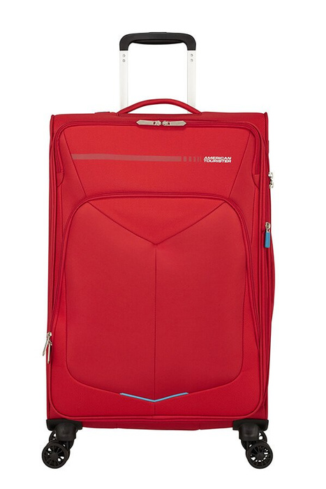 Walizka American Tourister Summerfunk na 4 kołach 67 cm czerwona, zdjęcie 4