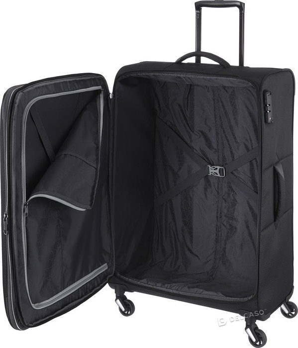 Walizka średnia Travelite Kite 64 cm czarna, zdjęcie 3