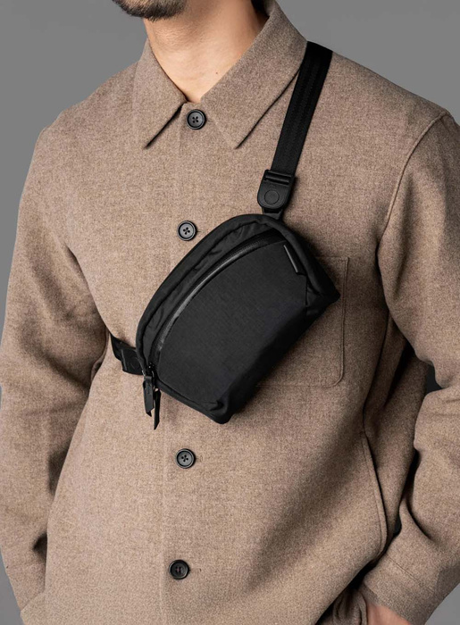 Torba saszetka na ramię Alpaka Flight Sling Mini 1L - Black, zdjęcie 10