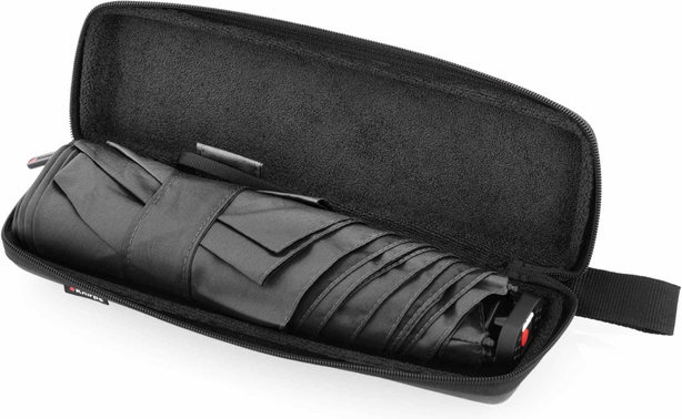 Parasol manualny Knirps X4U Ultralight Slim Manual With Eva Case - Black, zdjęcie 2
