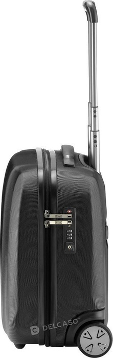 Walizka kabinowa 2K biznesowa Titan Xenon 40 cm mała czarna, zdjęcie 7