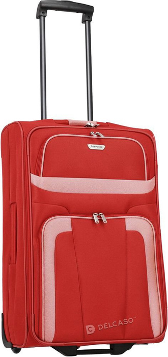 Walizka średnia 2-kółkowa Travelite Orlando 63 cm czerwona