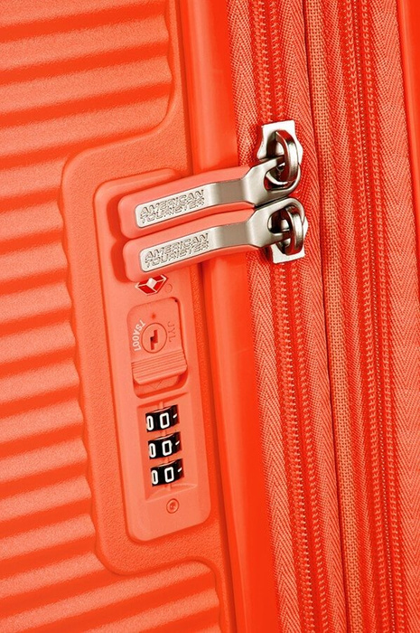 Walizka kabinowa American Tourister Soundbox 55 cm powiększana czerwona, zdjęcie 7