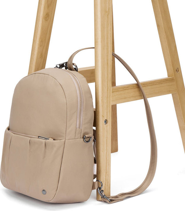 Plecak / Torebka antykradzieżowa Pacsafe Citysafe CX 8L Beige, zdjęcie 5