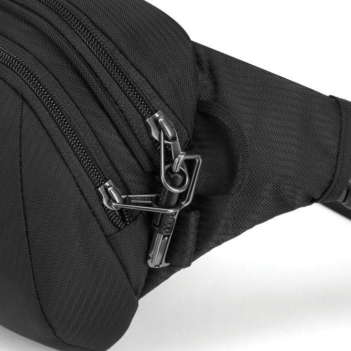 Saszetka biodrowa antykradzieżowa męska Pacsafe MetroSafe LS120 2L Econyl Black, zdjęcie 13