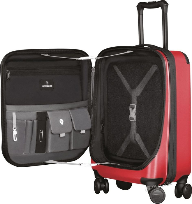 Walizka kabinowa - biznesowa poszerzana Victorinox Spectra 2.0 55 cm mała czerwona, zdjęcie 3