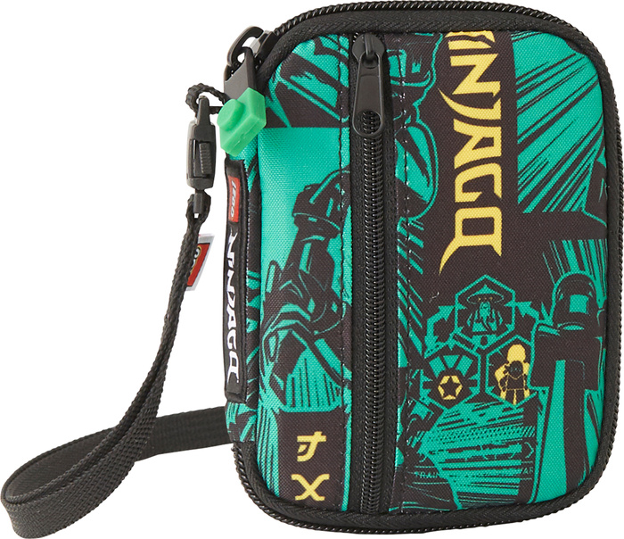 Portfel dziecięcy z paskiem LEGO Ninjago Green