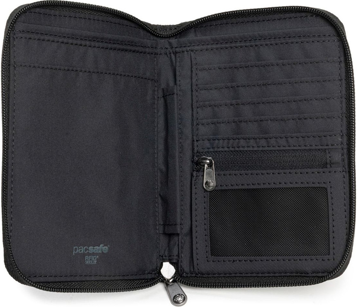 Etui antykradzieżowe Pacsafe RFIDsafe Compact Travel Black, zdjęcie 4