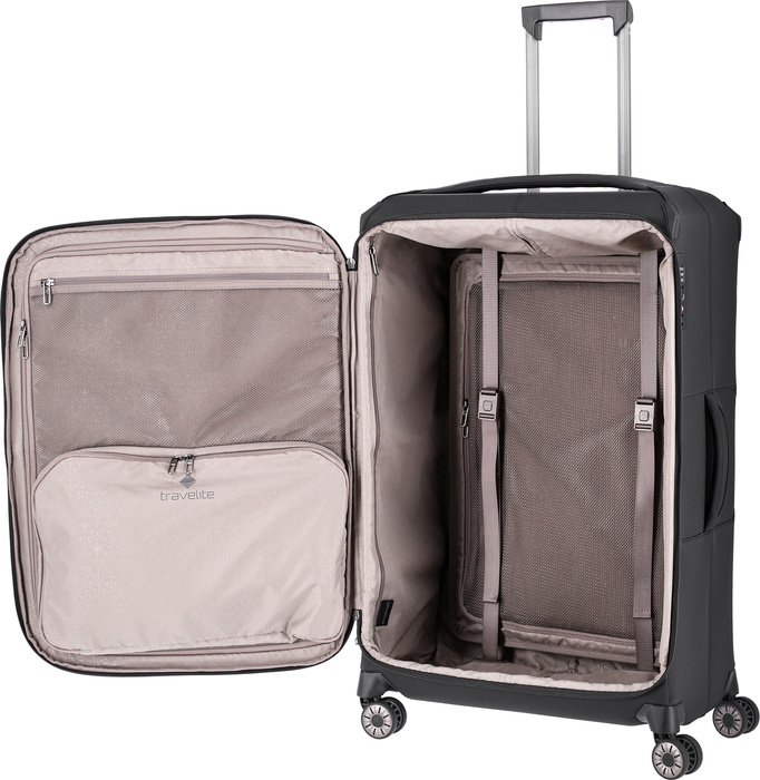 Walizka duża Travelite Priima 79 cm czarna, zdjęcie 3