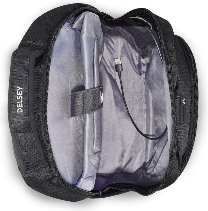 Plecak na laptopa 15,6 Delsey Element Backpacks Czarny, zdjęcie 8