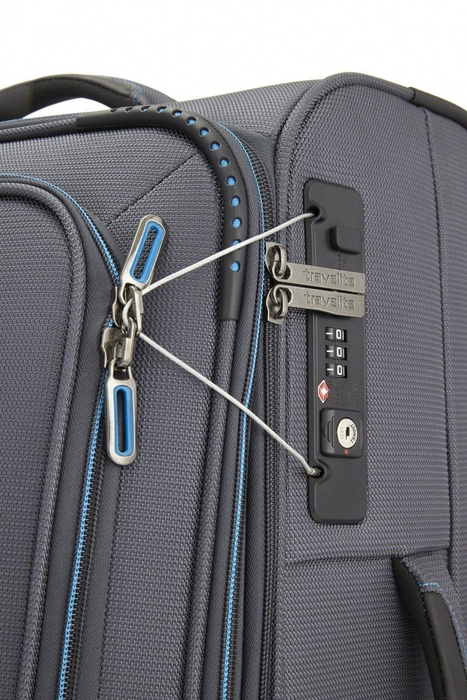Walizka kabinowa biznesowa Travelite CrossLite 55 cm mała czarna, zdjęcie 8