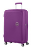 Walizka American Tourister Soundbox 77 cm powiększana fioletowa