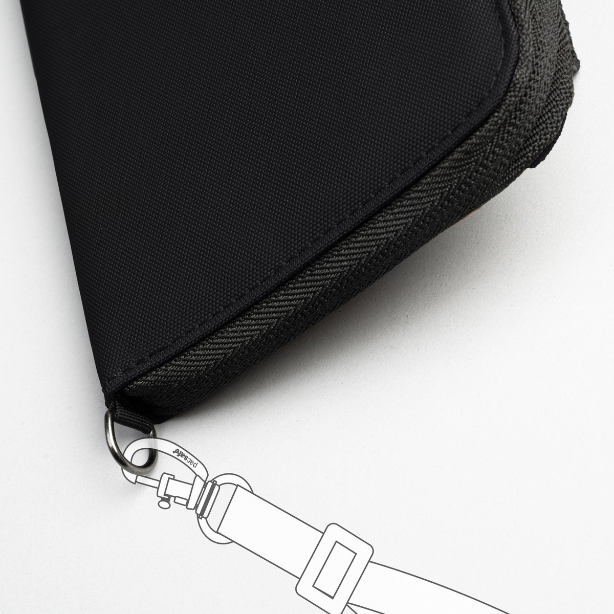 Etui antykradzieżowe Pacsafe RFIDsafe Compact Travel Tan